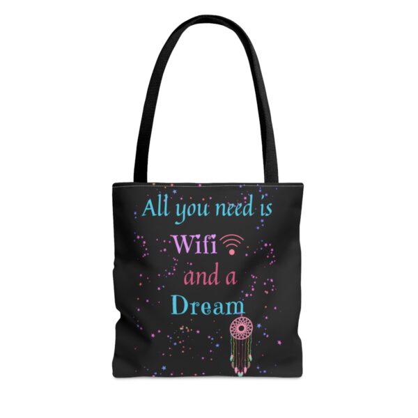 The Wifi and Dream Tote Bag - Image 5